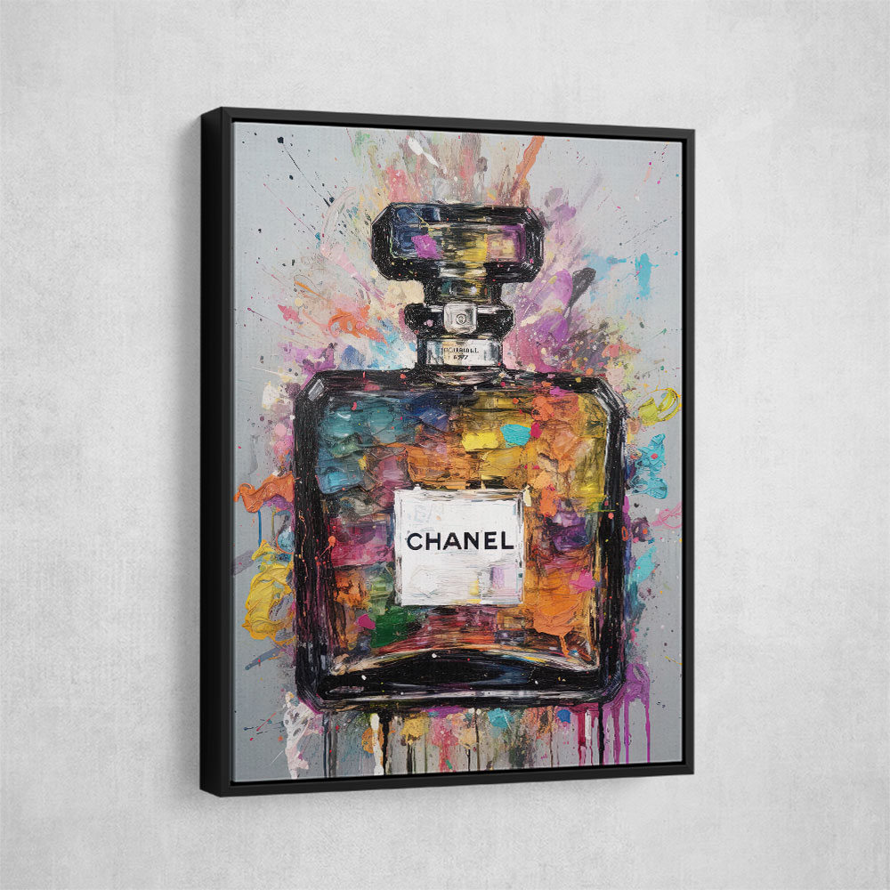 フランフラン」No.5 CHANEL 抽象画 キャンバスアート フランフラン No